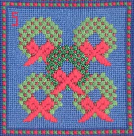 12 Days Of Christmas (np) - 5 Wreaths Greeting