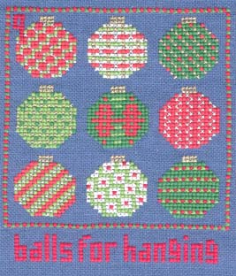 12 Days Of Christmas (xs) - 9 Balls for Hanging