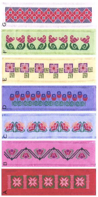 Art Nouveau (4) Towel Borders