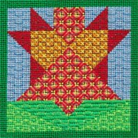Flower Quilt Block #7