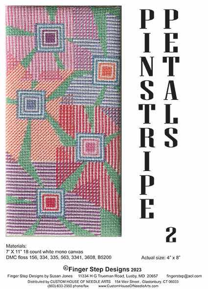 Pinstripe Petals - back cover