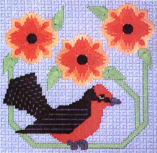 Red & Black Bird #1 - Vermillion Flycatcher