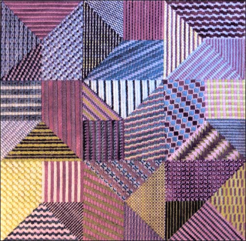 Strictly Stripes -- stitched with 'Gumnut Yarns' Blossoms