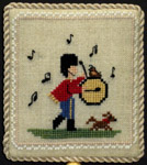 Twelve Drummers Drumming Ornament -- click for an enlarged view