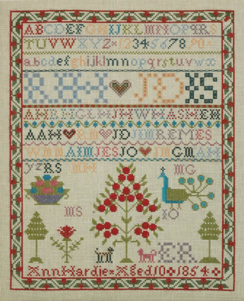The Ann Hardie Sampler 1854 The Ann Hardie Sampler 1854
