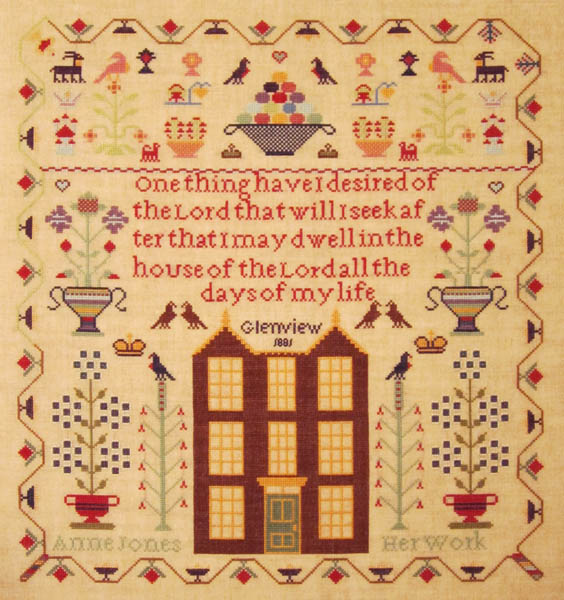 The Anne Jones 1881 Sampler The Anne Jones 1881 Sampler