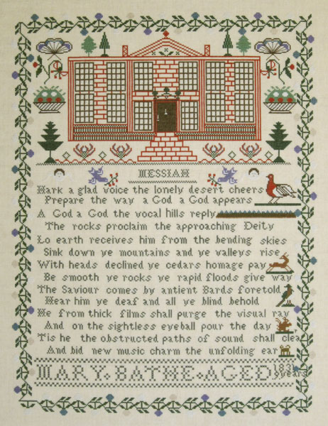 The Mary Bathe Sampler 1831 The Mary Bathe Sampler 1831