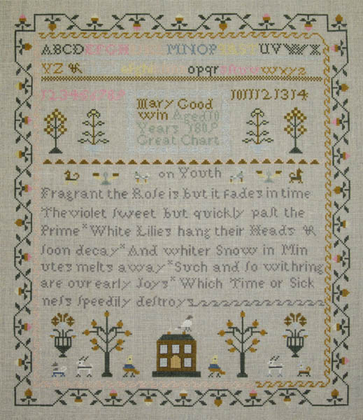 The Mary Goodwin 1809 Sampler The Mary Goodwin 1809 Sampler