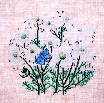 Flannel Flowers (cross stitch)