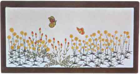 #393 Indian Paintbrush & Daisies -- click for an enlarged view #393 Indian Paintbrush & Daisies