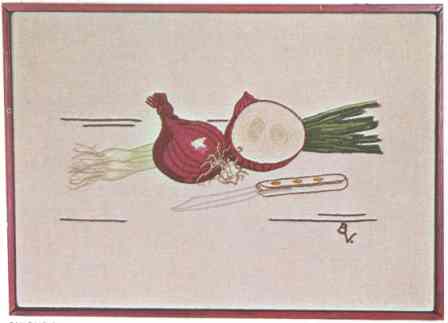 #397 Onions Still Life -- click for an enlarged view #397 Onions Still Life