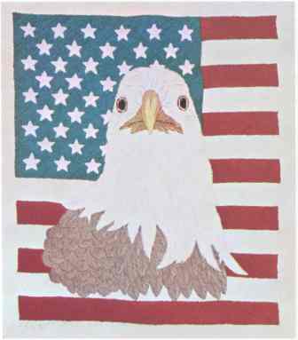 #412 Star Spangled Eagle -- click for an enlarged view #412 Star Spangled Eagle