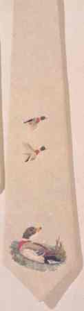 #445 Mallards Necktie -- click for an enlarged view #445 Mallards Necktie