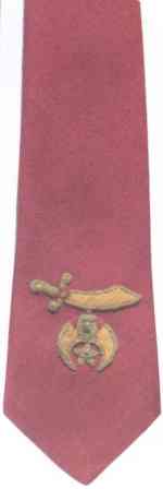 #454 Shriner's Necktie -- click for an enlarged view #454 Shriner's Necktie