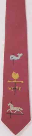 #459 Antique Weather Vanes Necktie -- click for an enlarged view #459 Antique Weather Vanes Necktie
