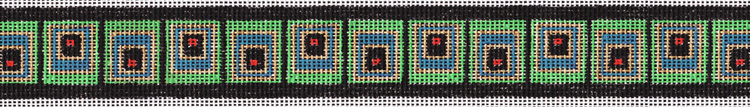 Needlepoint Belt: NB6 - Ups & Downs -- click for an enlarged view